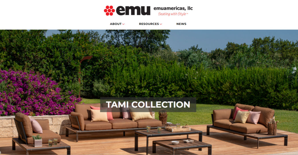 emuamericas, llc has a wide selection of outdoor chairs, tables and lounge items. Our products support heavy-duty use common to the foodservice, hospitality and corporate markets.
